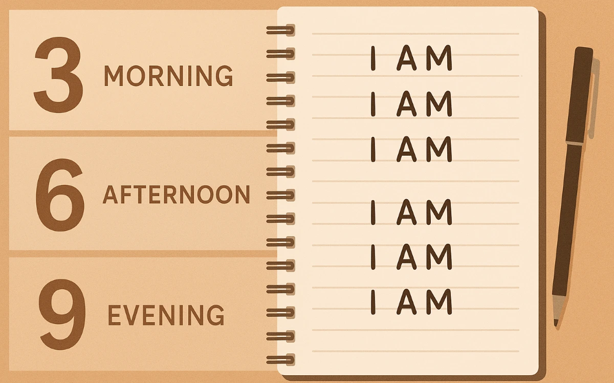 Build a Daily Affirmation Habit with the 369 Journaling Method
